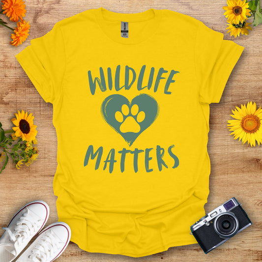 Wildlife Matters Unisex Softstyle T-Shirt - Eco-Friendly Animal Advocacy Tee