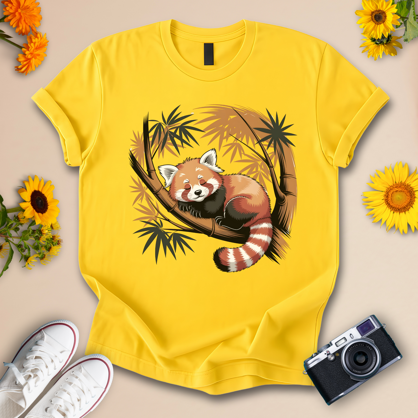 Cute Red Panda T-Shirt – Bamboo Forest Wildlife Animal Tee for Nature and Zoo Lovers