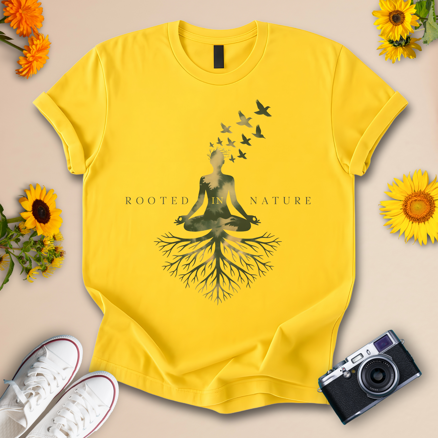Meditation Roots Nature Lover Tee