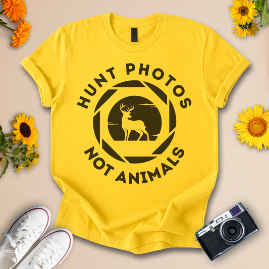 Hunt Photos Not Animals Unisex Wildlide T-Shirt