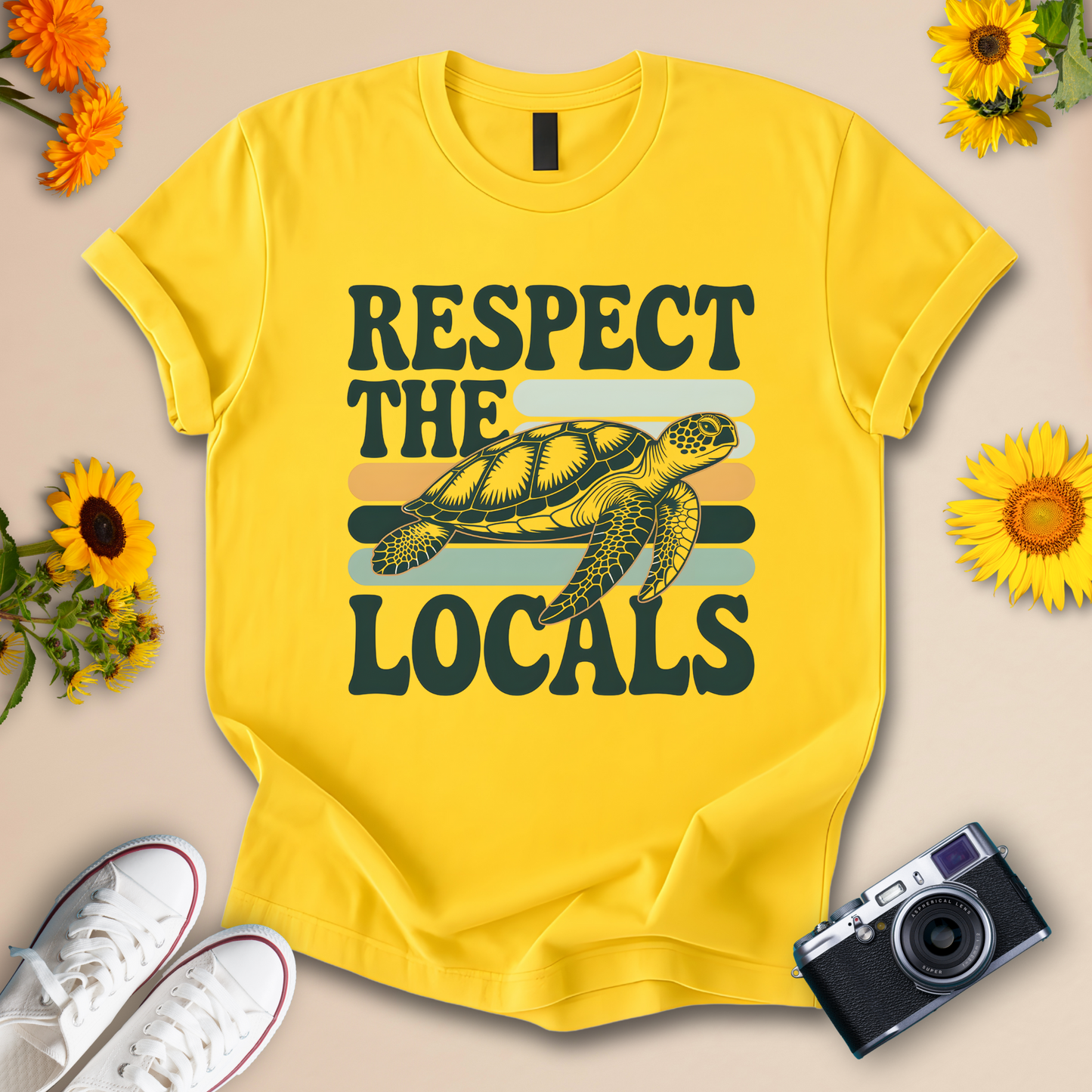 Respect the Locals Tee – Eco-Conscious Casual Summer Apparel