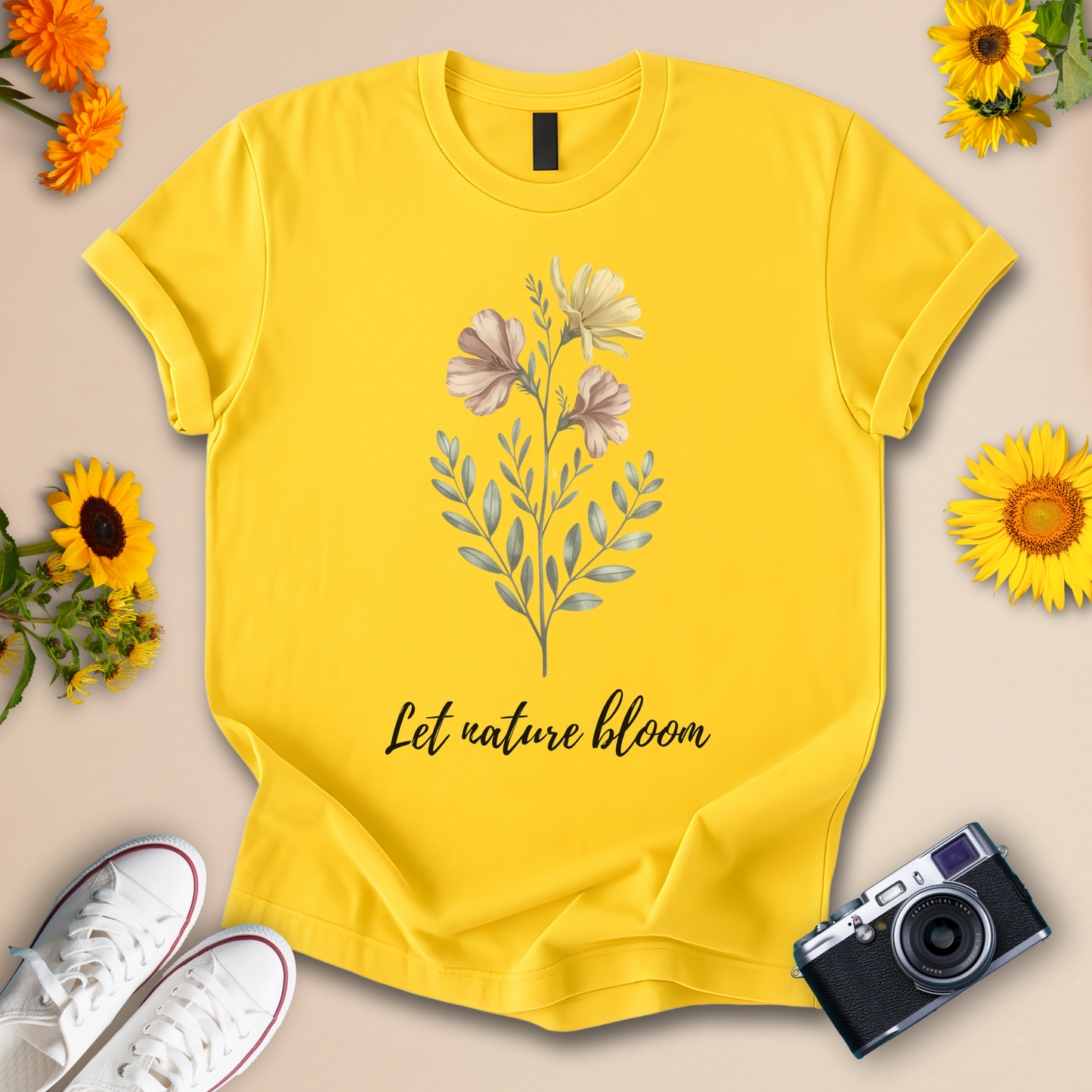 Let Nature Bloom Nature Love Tee