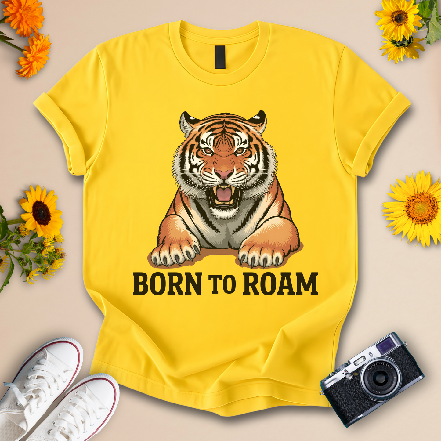 Born to Roam Tiger Tee