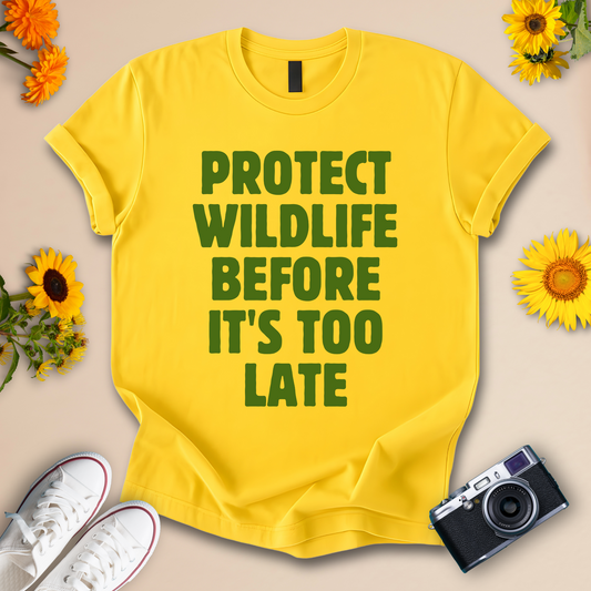 Protect Wildlife Unisex Eco Conservation Tee