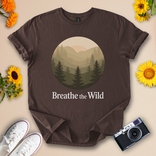 Breathe the Wild Outdoor Adventure Tee