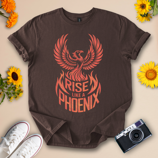 Rise Like a Phoenix - Inspirational Graphic Tee