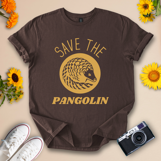 Save the Pangolin Eco-Friendly Wildlife Awareness Tee