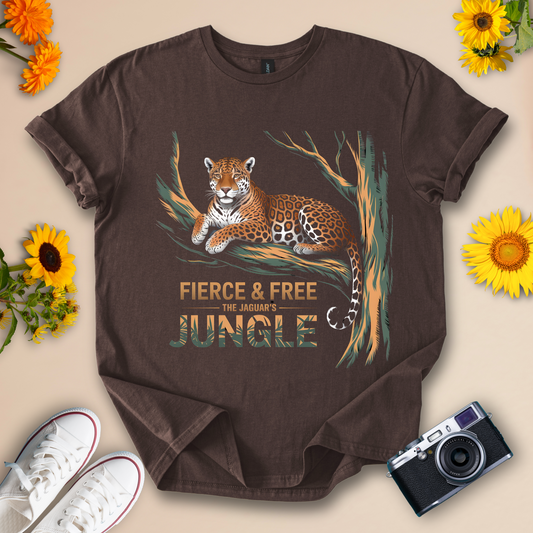 Fierce & Free Jungle Jaguar Tee