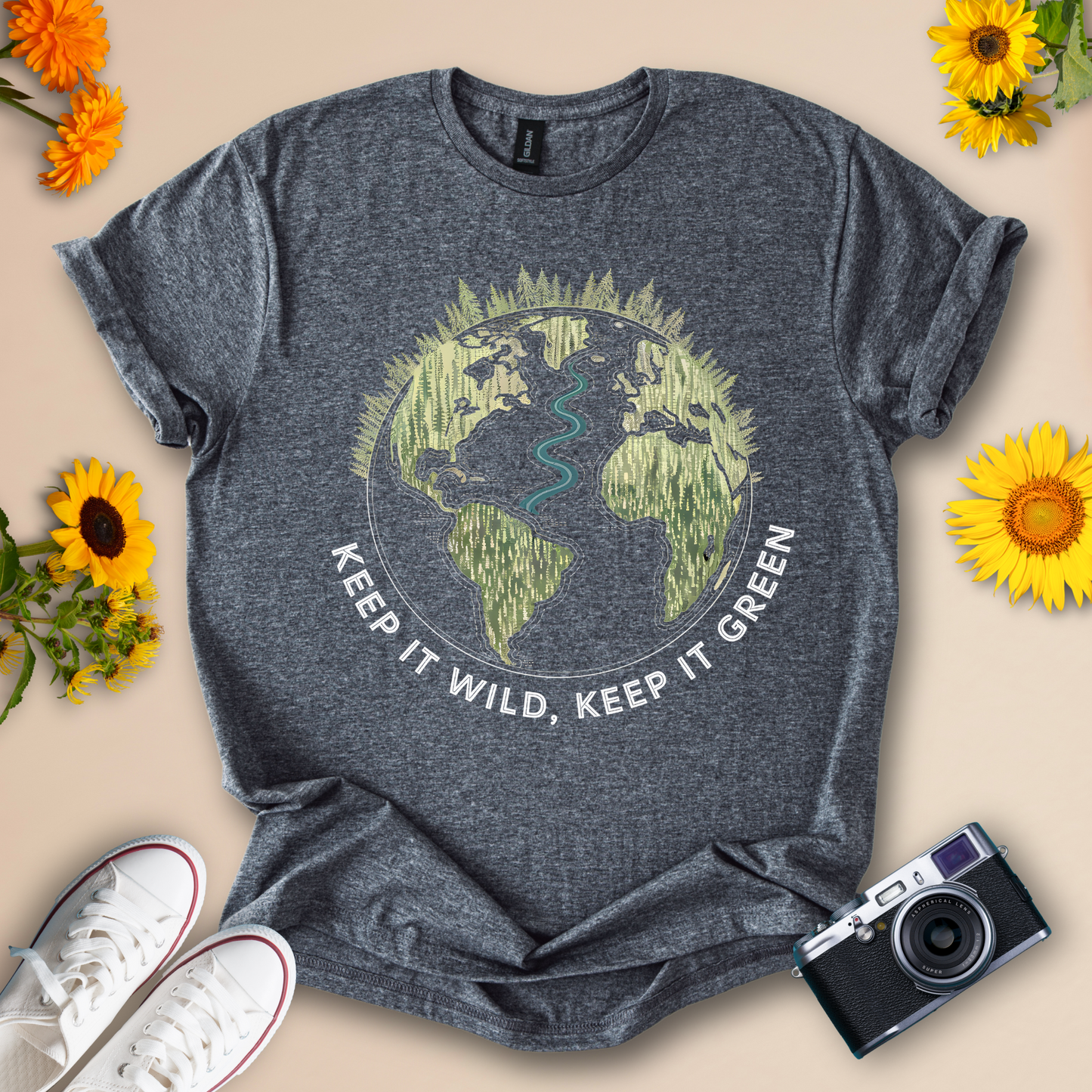 Keep It Wild, Keep It Green - Save Wildlife Tee