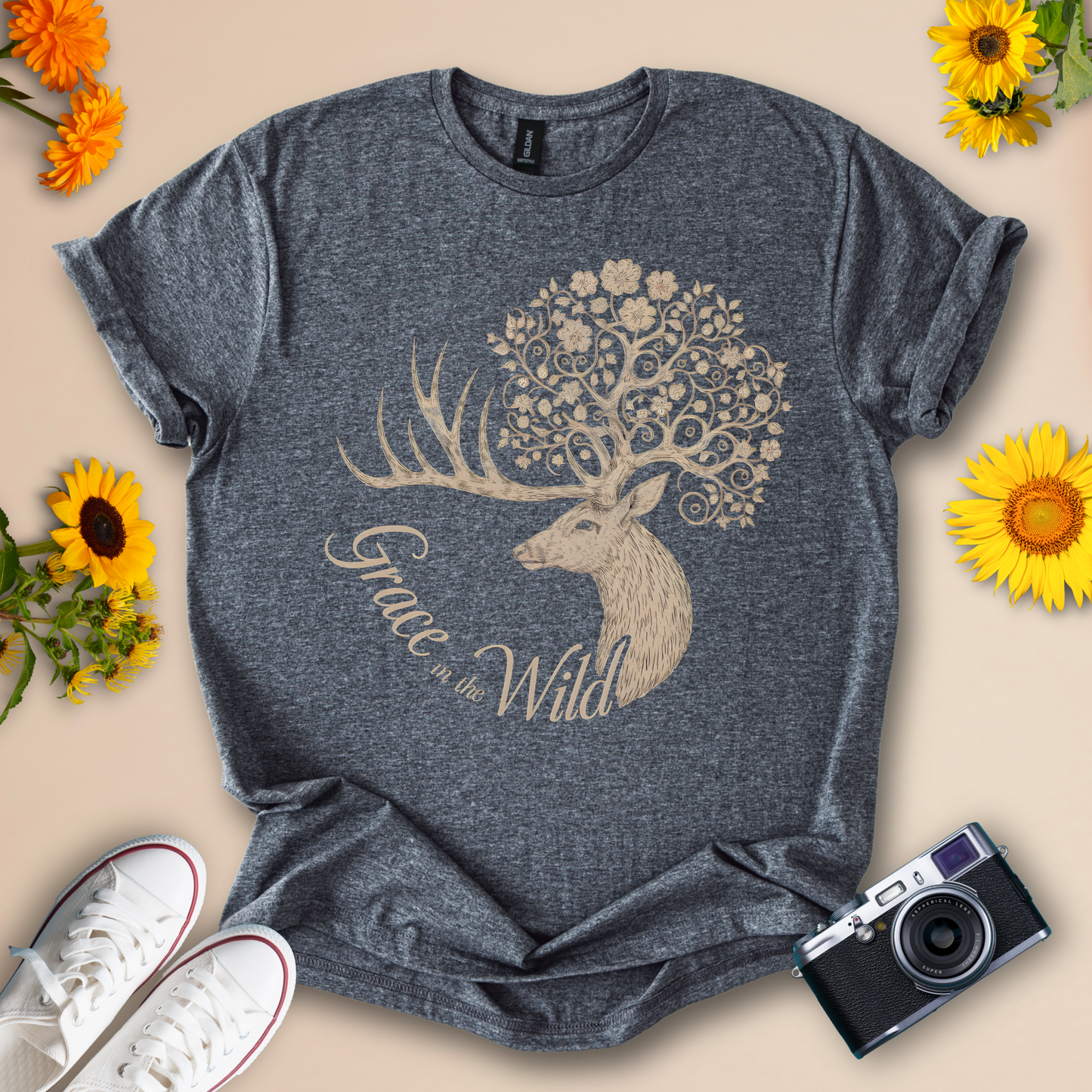 Grace in the Wild Design Tee