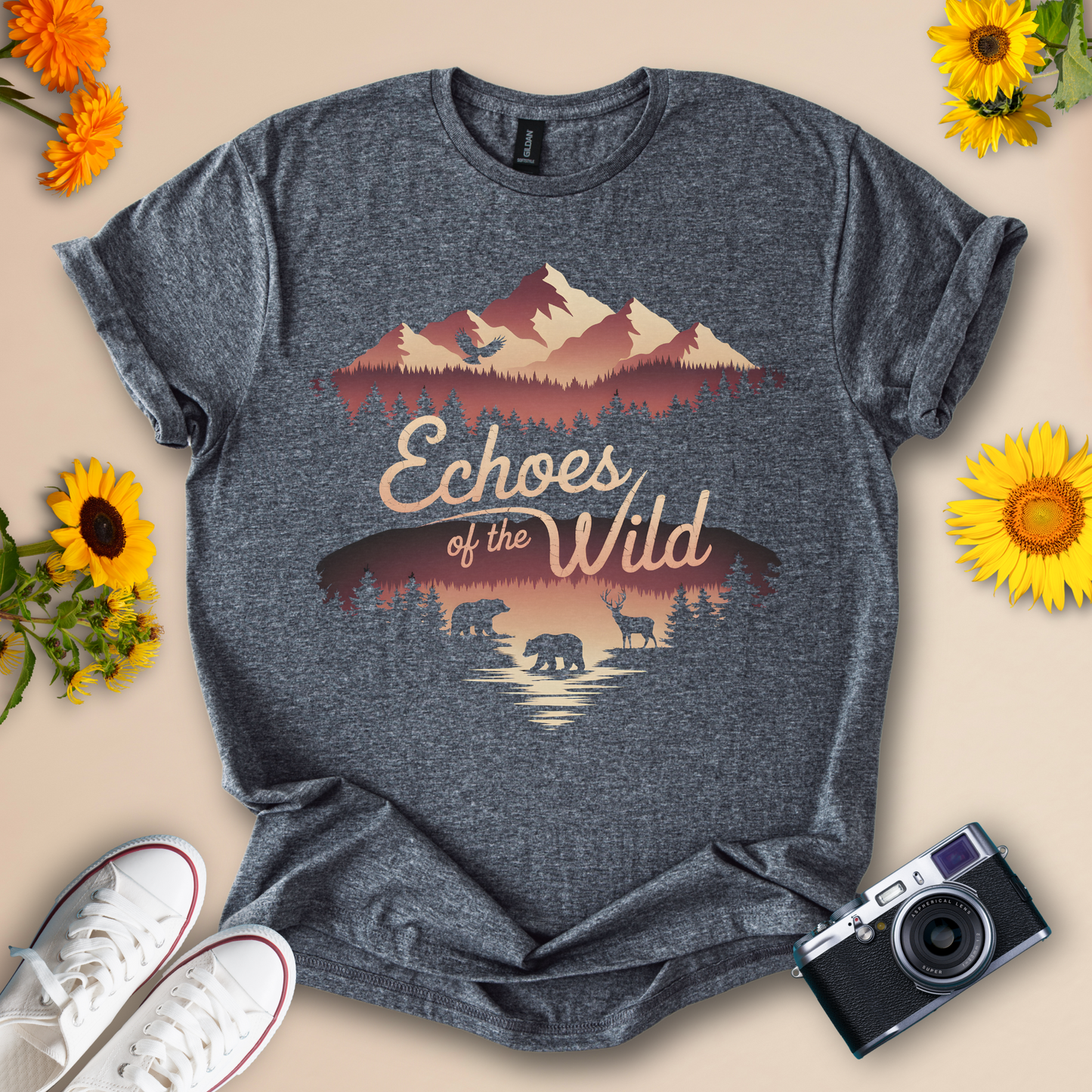 Echoes of the Wild - Nature Adventure Tee
