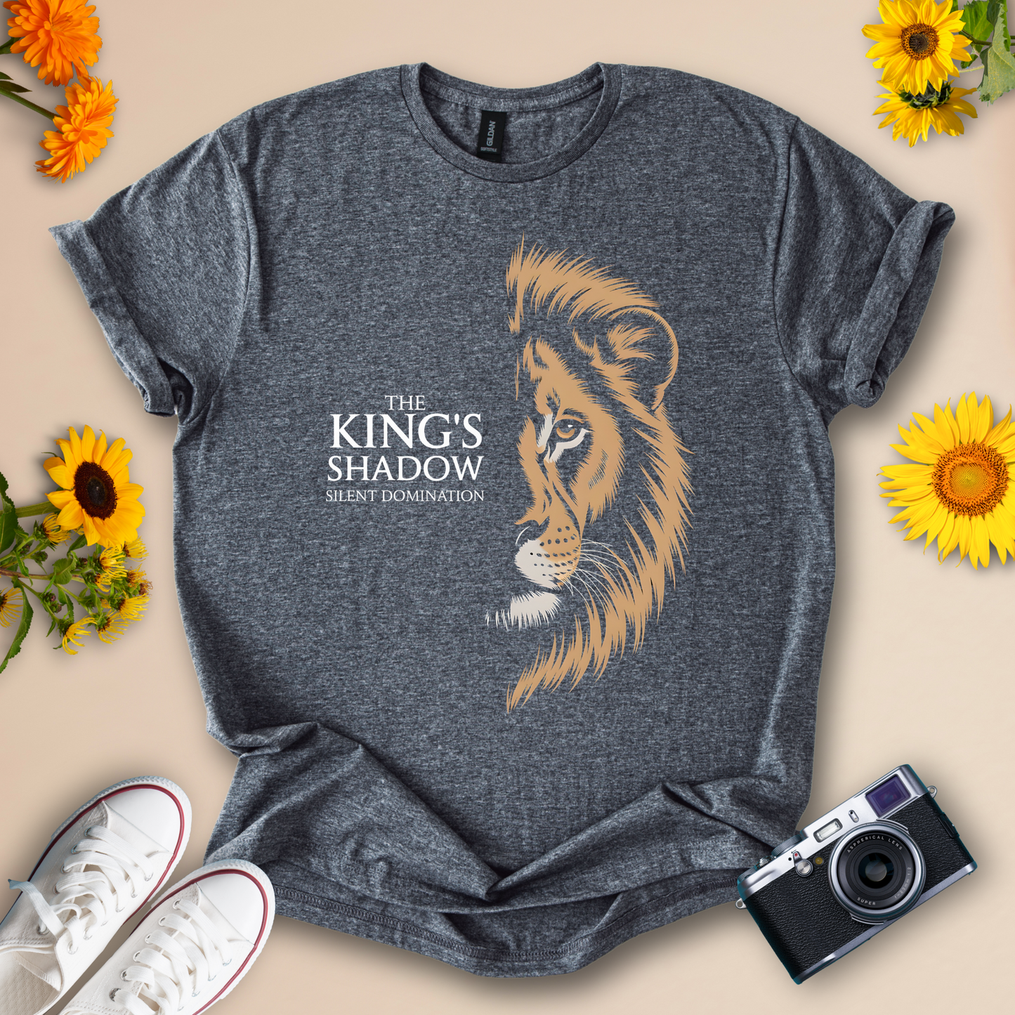 King's Shadow - Bold Lion Motivation Tee
