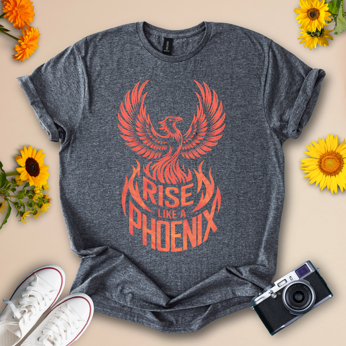 Rise Like a Phoenix - Inspirational Graphic Tee