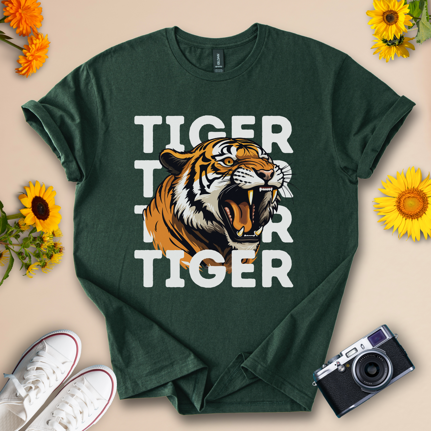 Fierce Tiger Graphic Unisex Tee