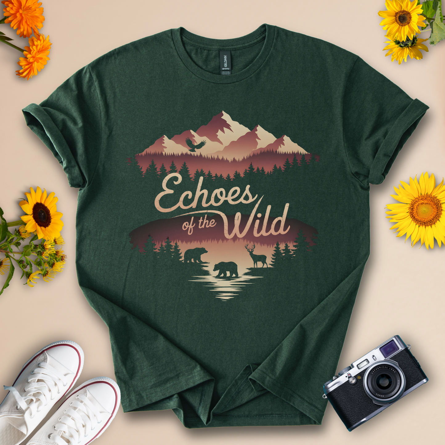 Echoes of the Wild - Nature Adventure Tee