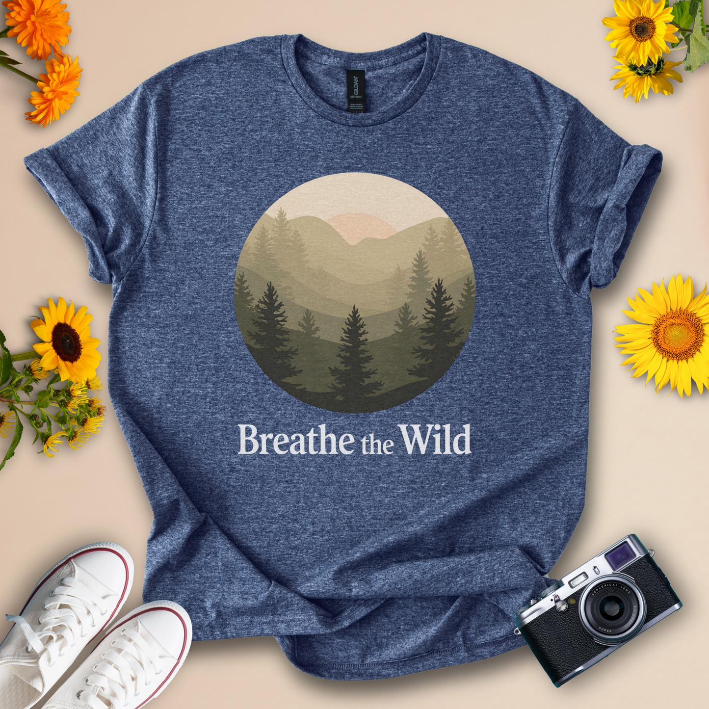 Breathe the Wild Outdoor Adventure Tee