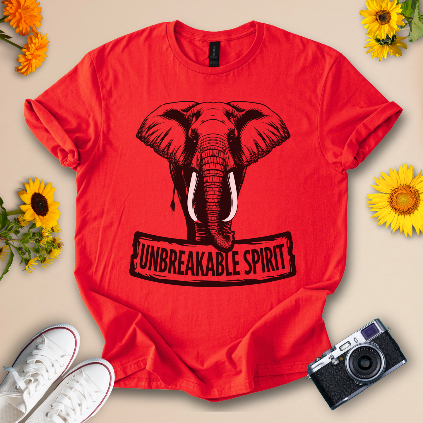 Unbreakable Spirit Elephant Graphic Tee