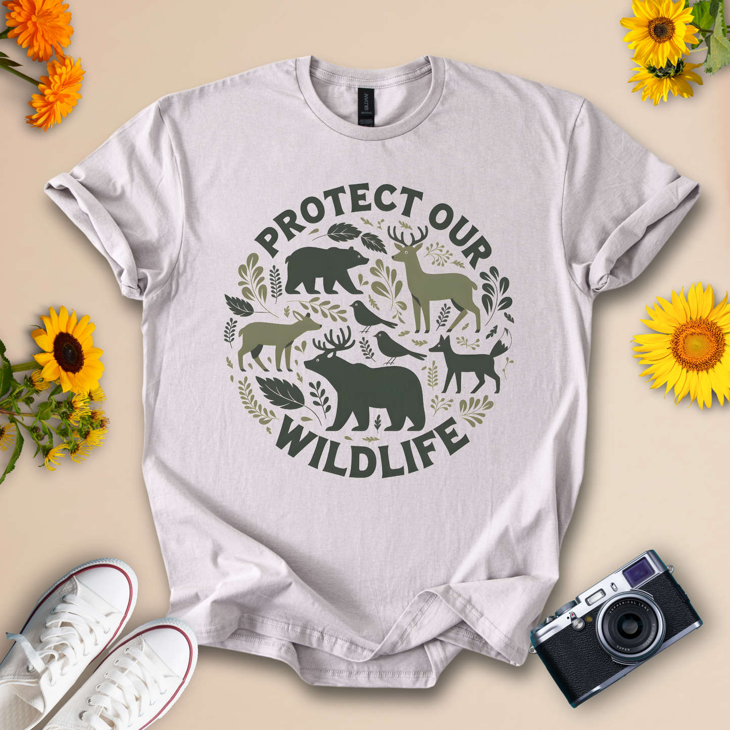Protect Our Wildlife Unisex T-Shirt – Animal Conservation Tee