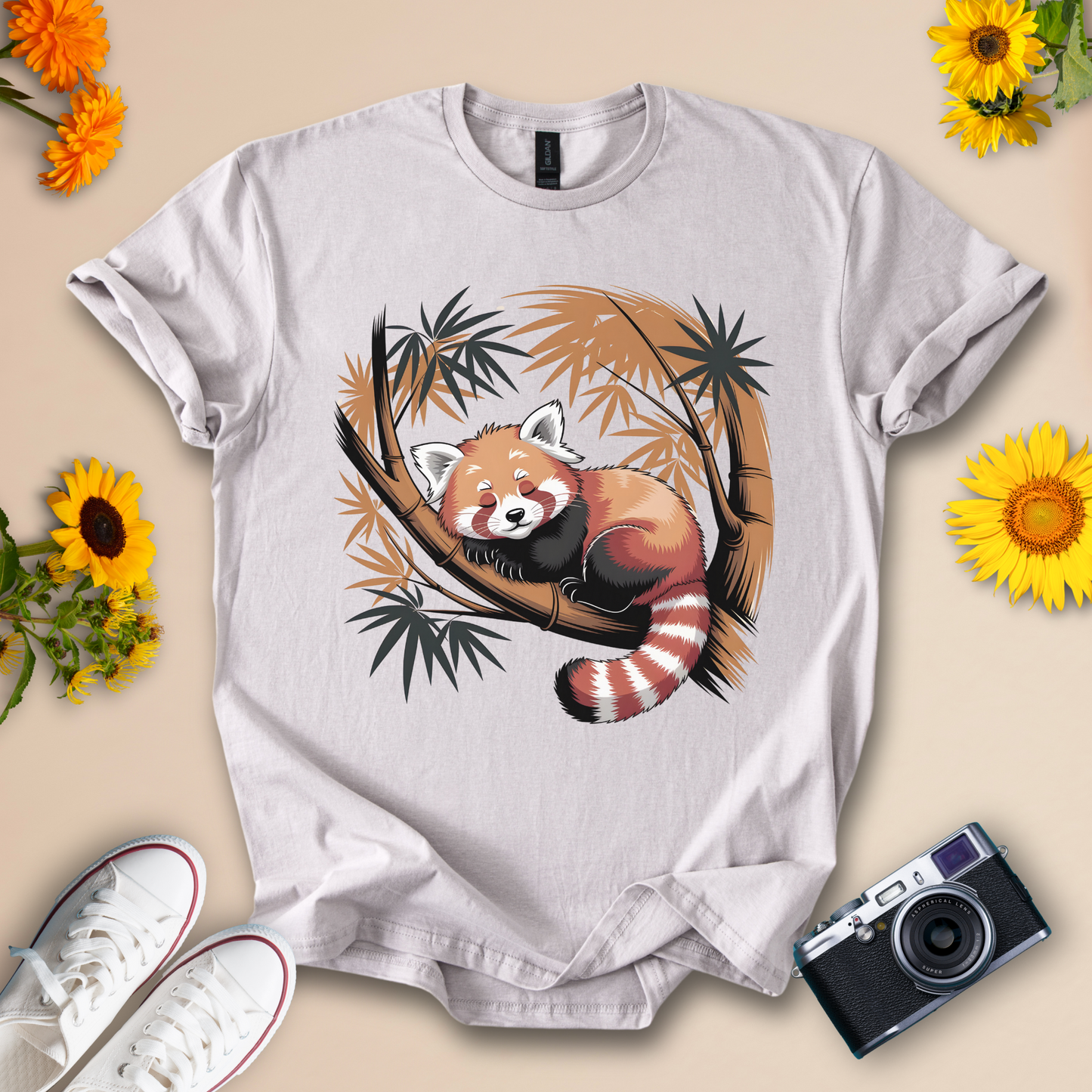 Cute Red Panda T-Shirt – Bamboo Forest Wildlife Animal Tee for Nature and Zoo Lovers