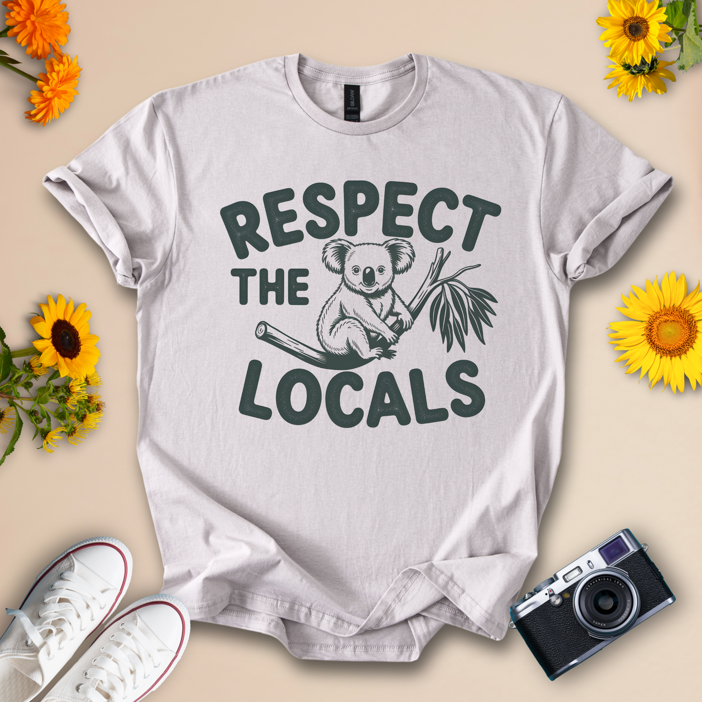 Koala T-Shirt – Respect the Locals Design