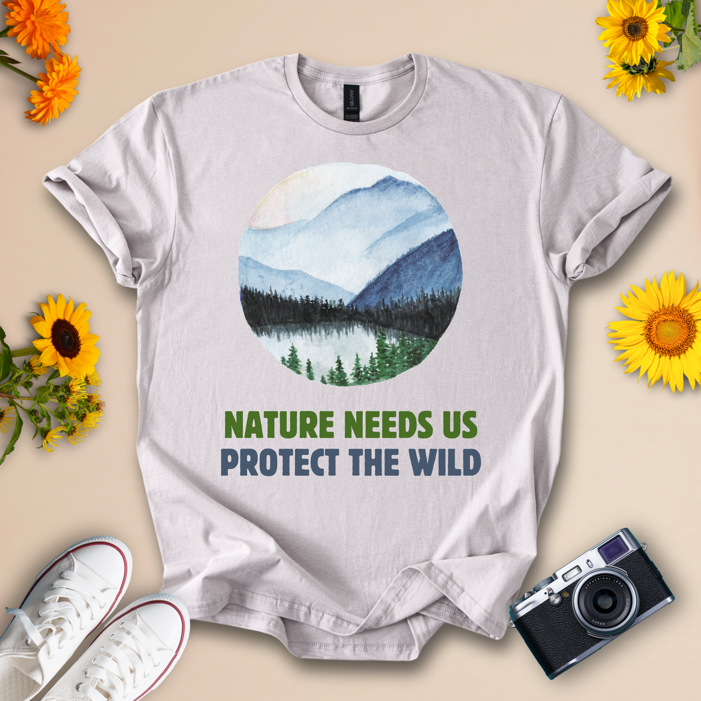 Nature Needs Us, Protect the Wild Nature Eco Tee