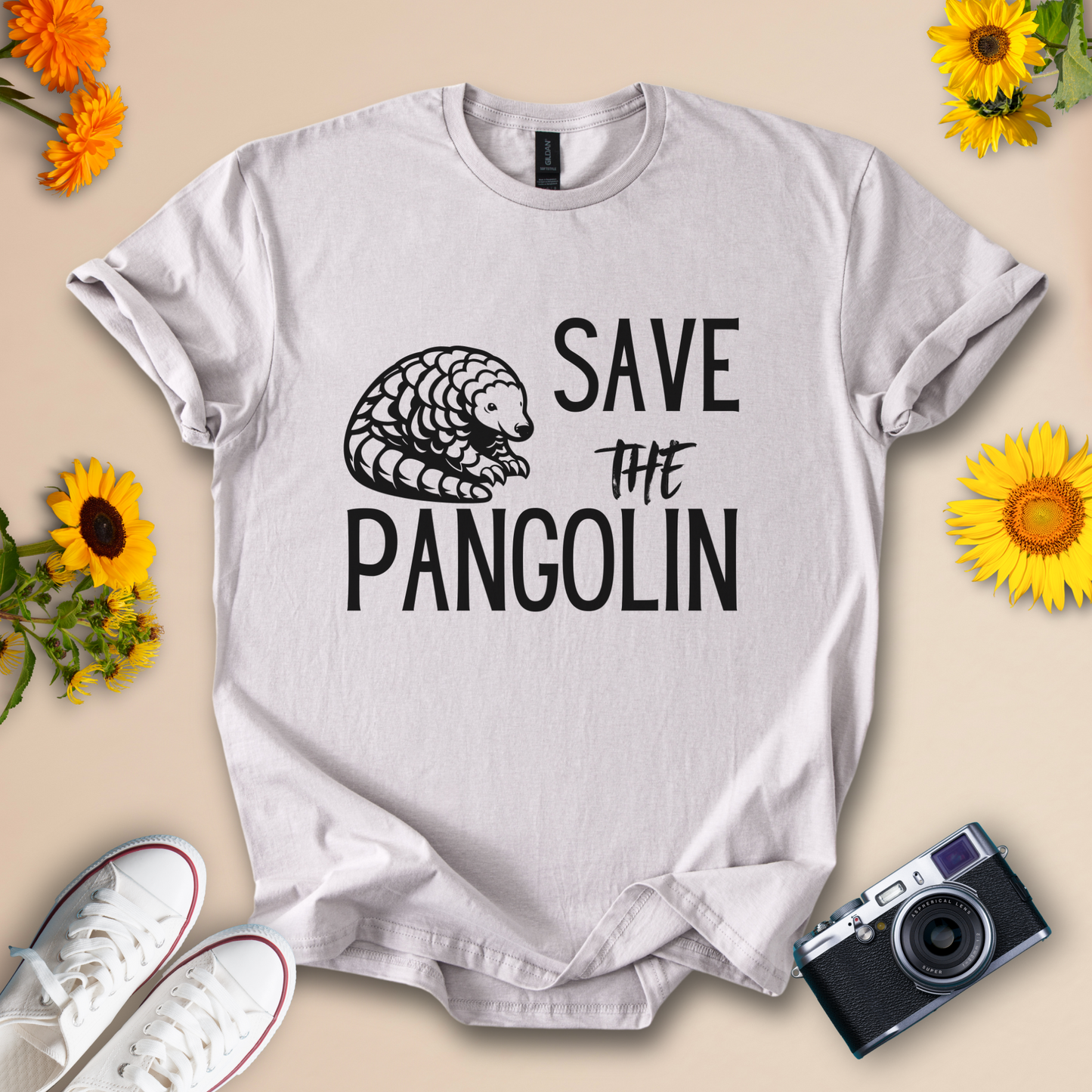 Save the Pangolin Wildlife Conservation Tee