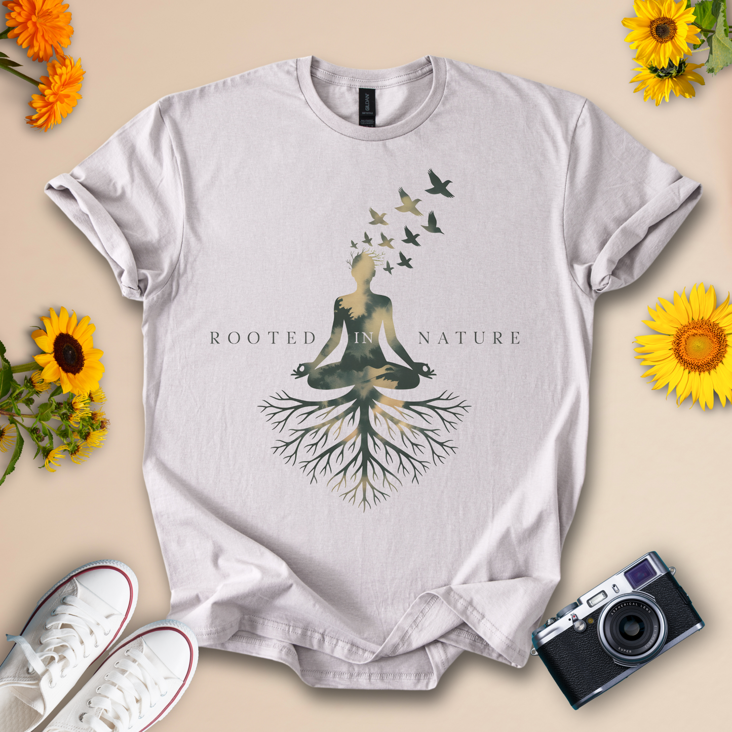 Meditation Roots Nature Lover Tee