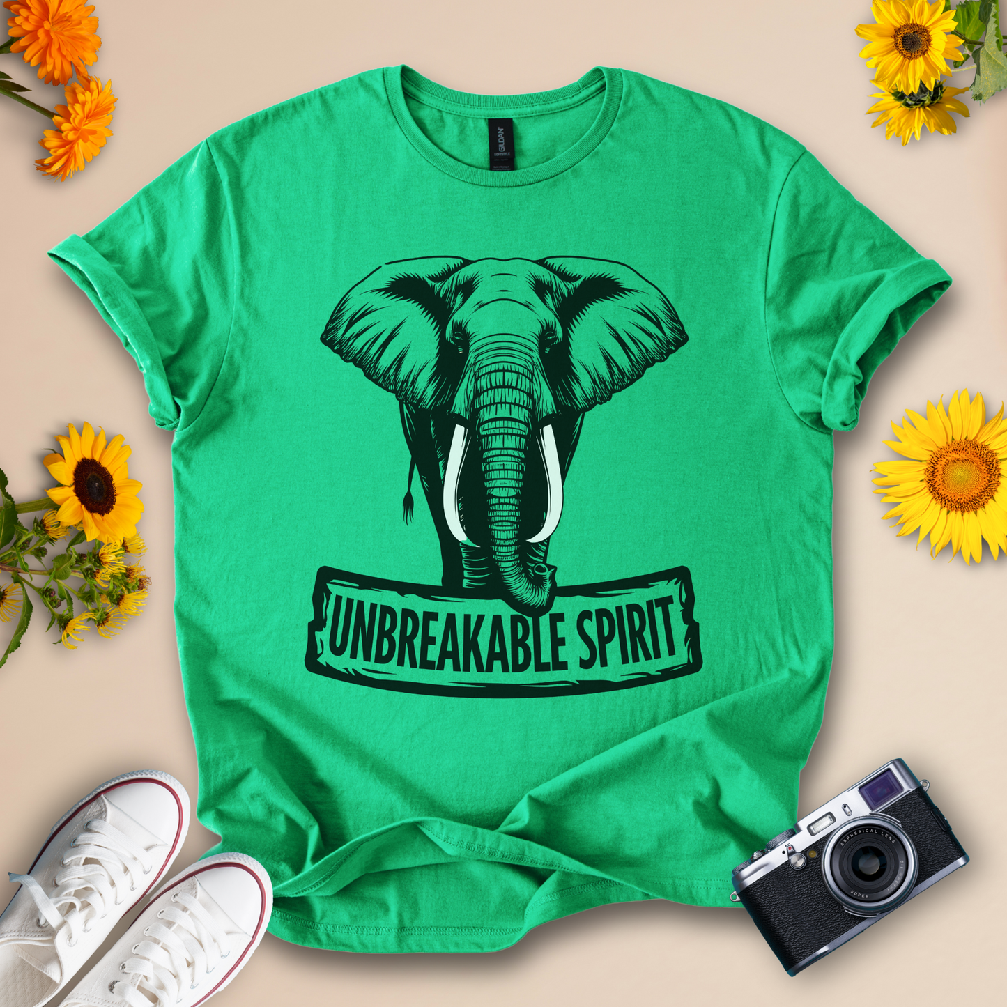 Unbreakable Spirit Elephant Graphic Tee