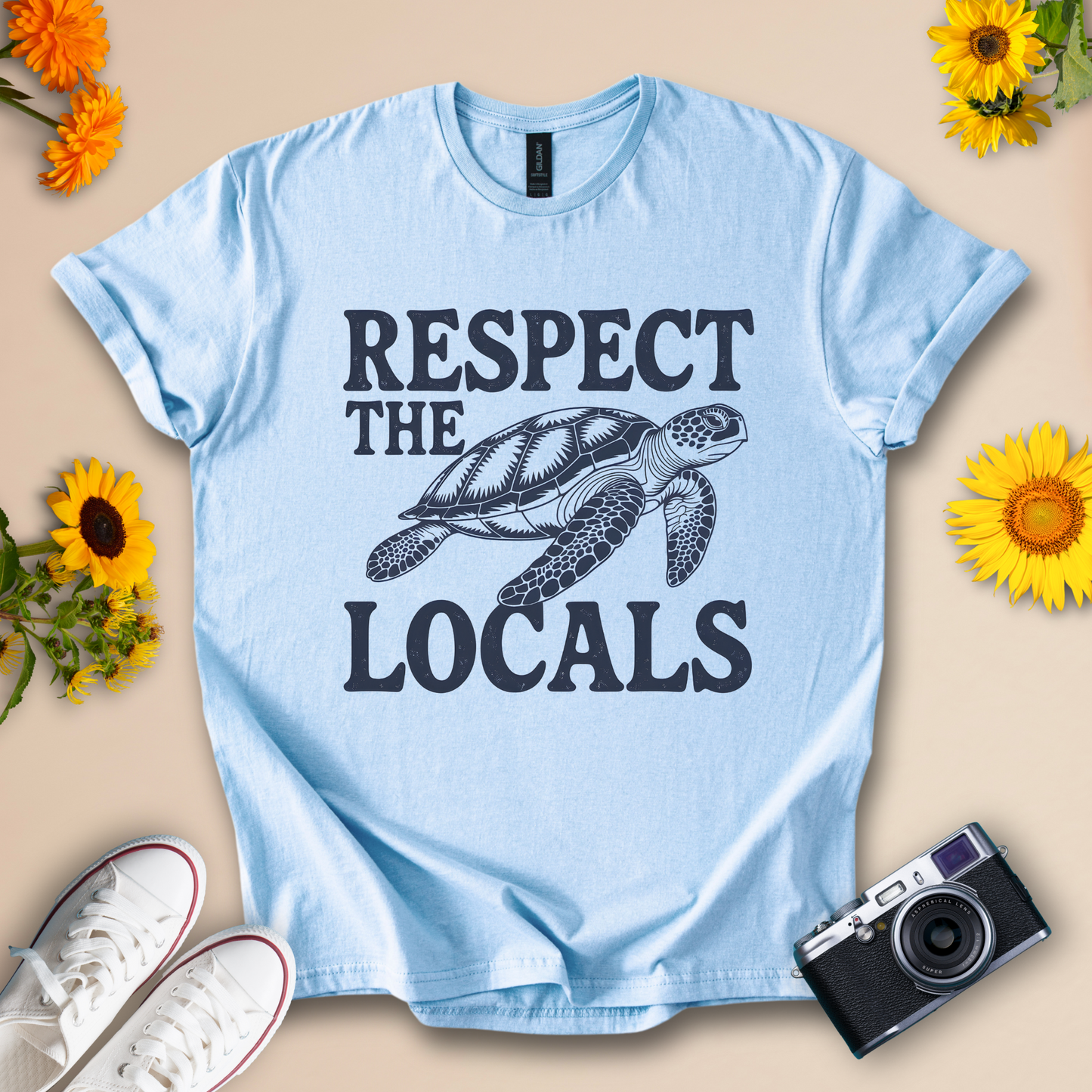 Respect the Locals Nature Tee – Turtle Shirt
