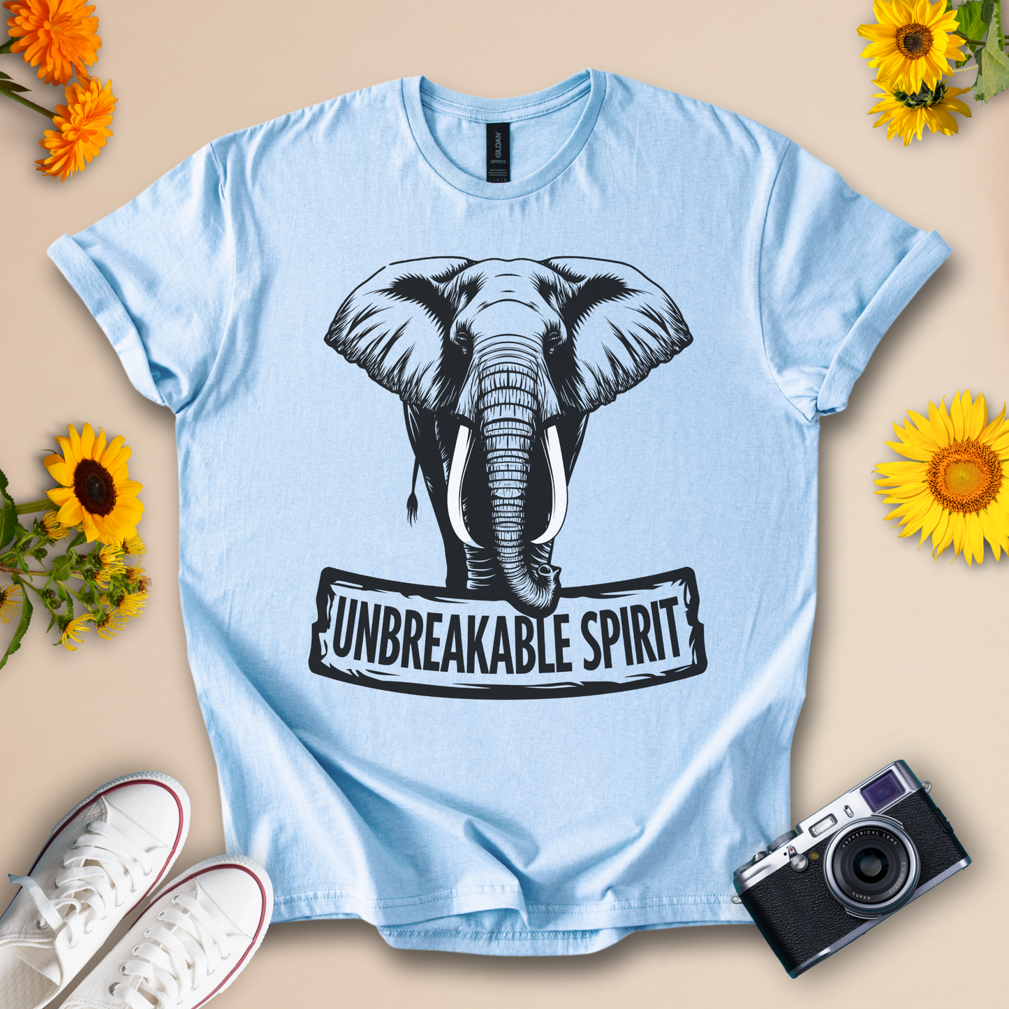 Unbreakable Spirit Elephant Graphic Tee