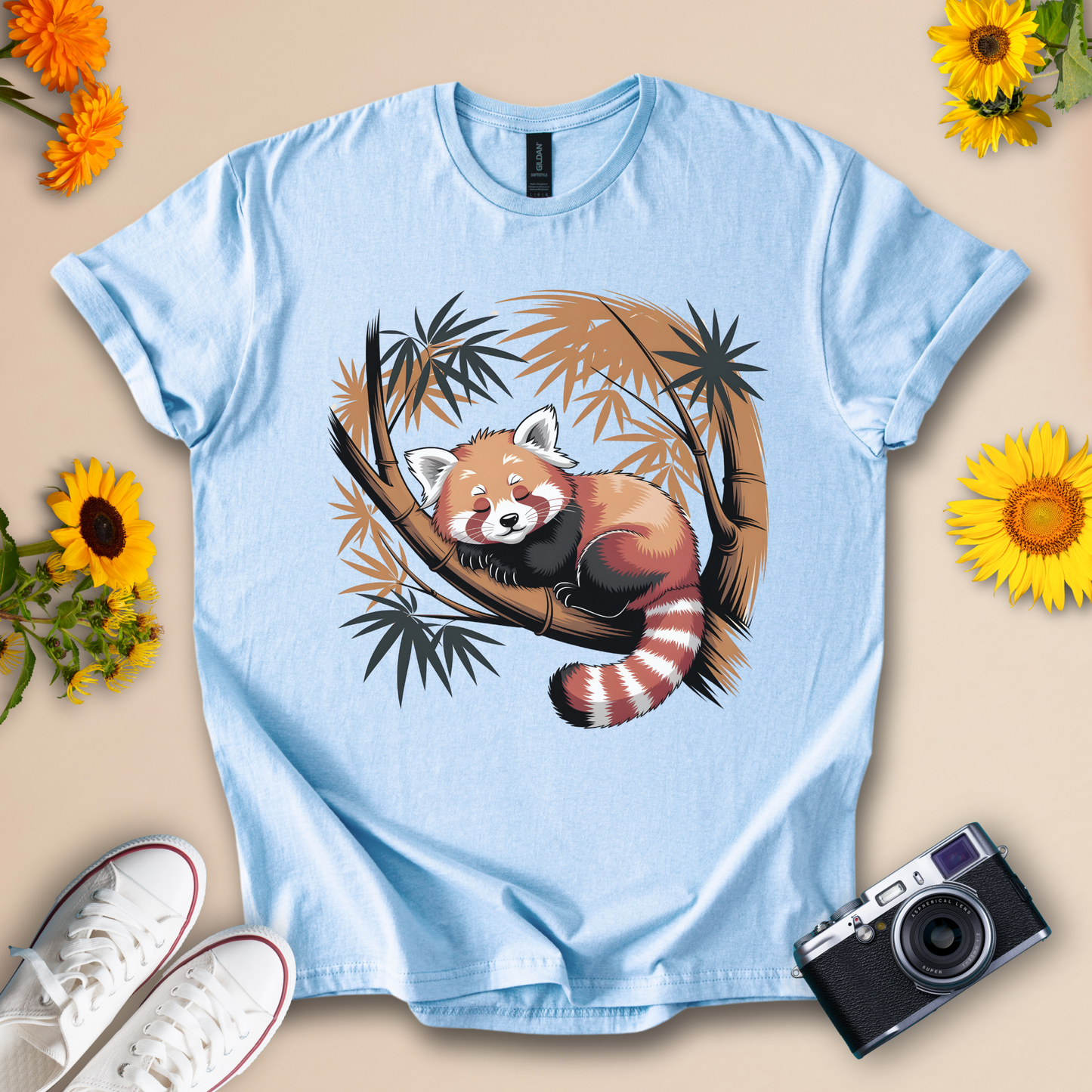 Cute Red Panda T-Shirt – Bamboo Forest Wildlife Animal Tee for Nature and Zoo Lovers
