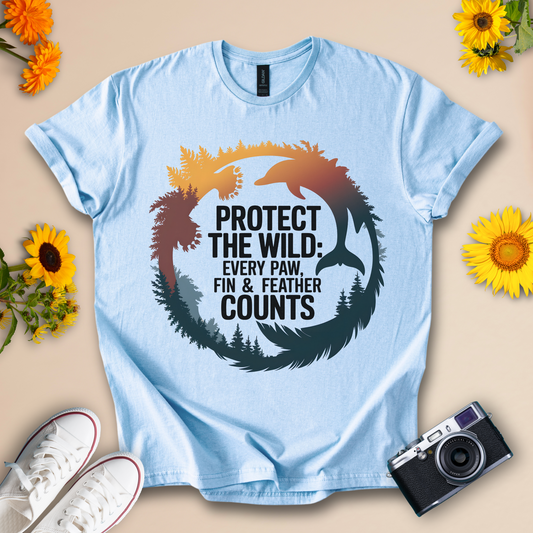 Protect the Wild Nature Conservation Tee