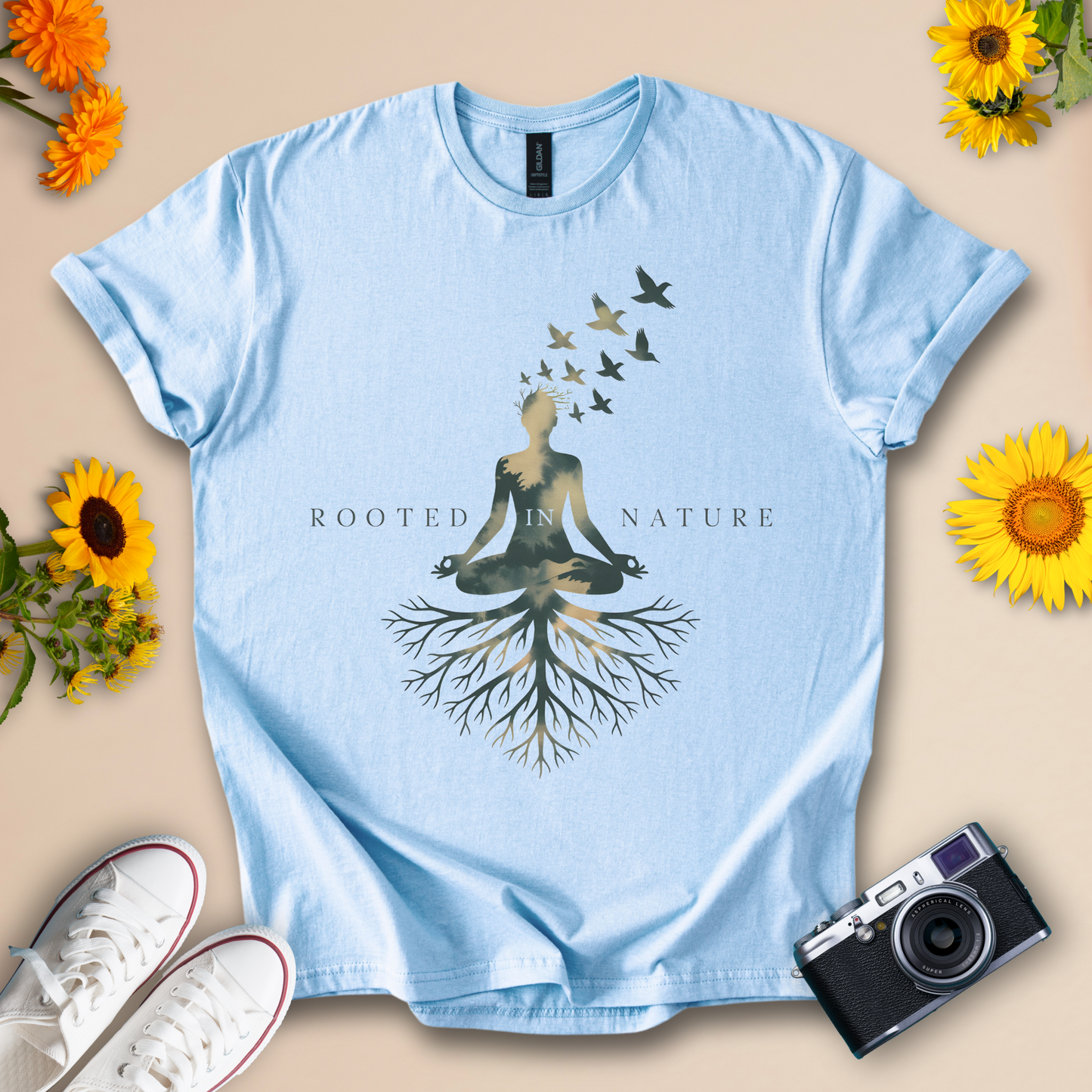 Meditation Roots Nature Lover Tee