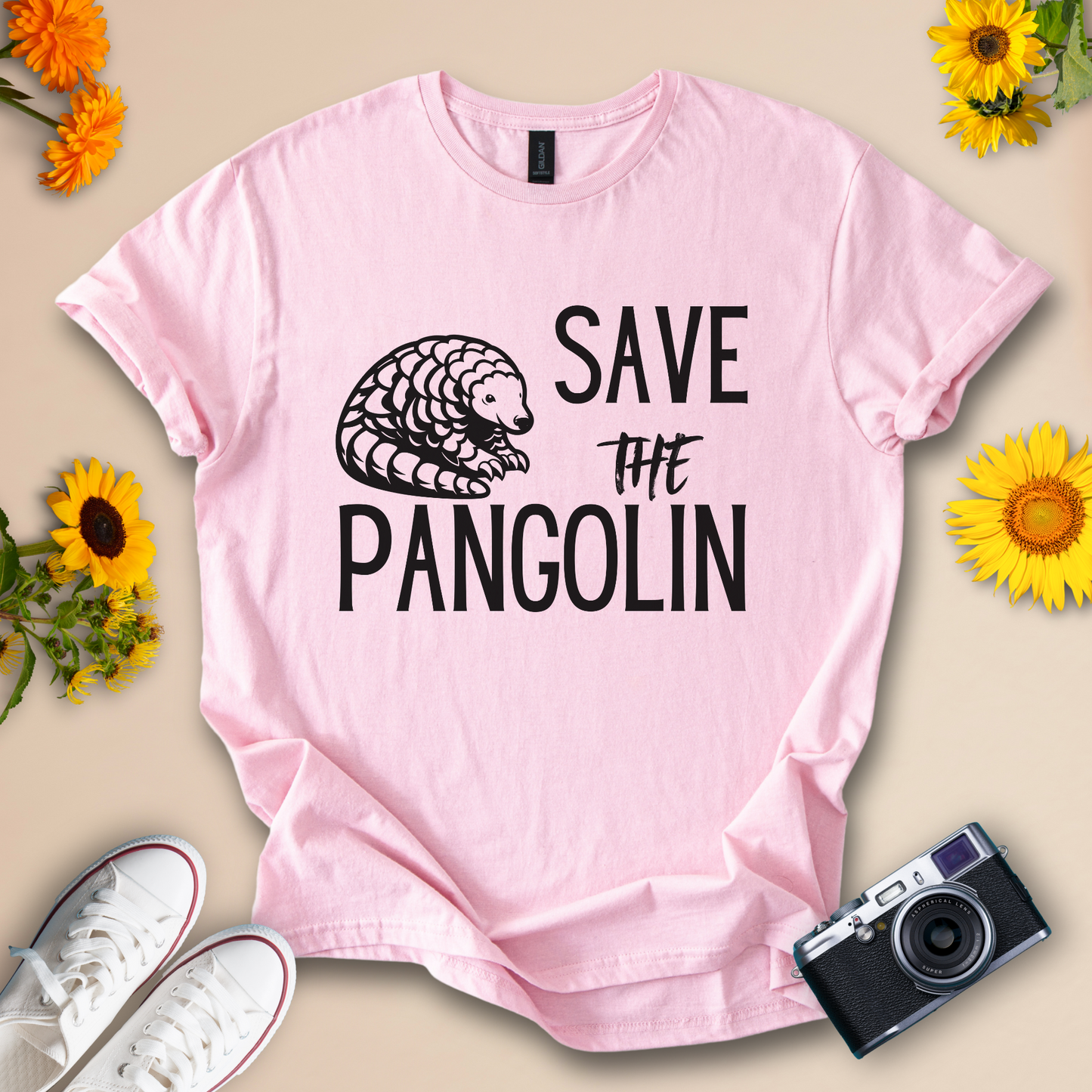 Save the Pangolin Wildlife Conservation Tee