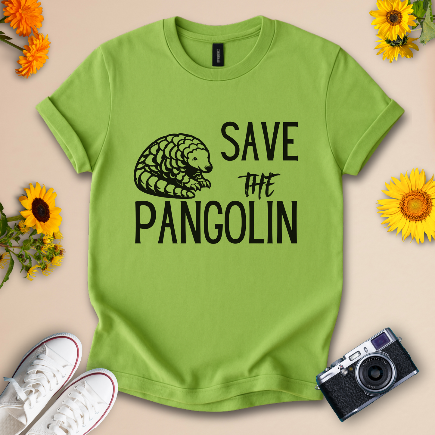 Save the Pangolin Wildlife Conservation Tee
