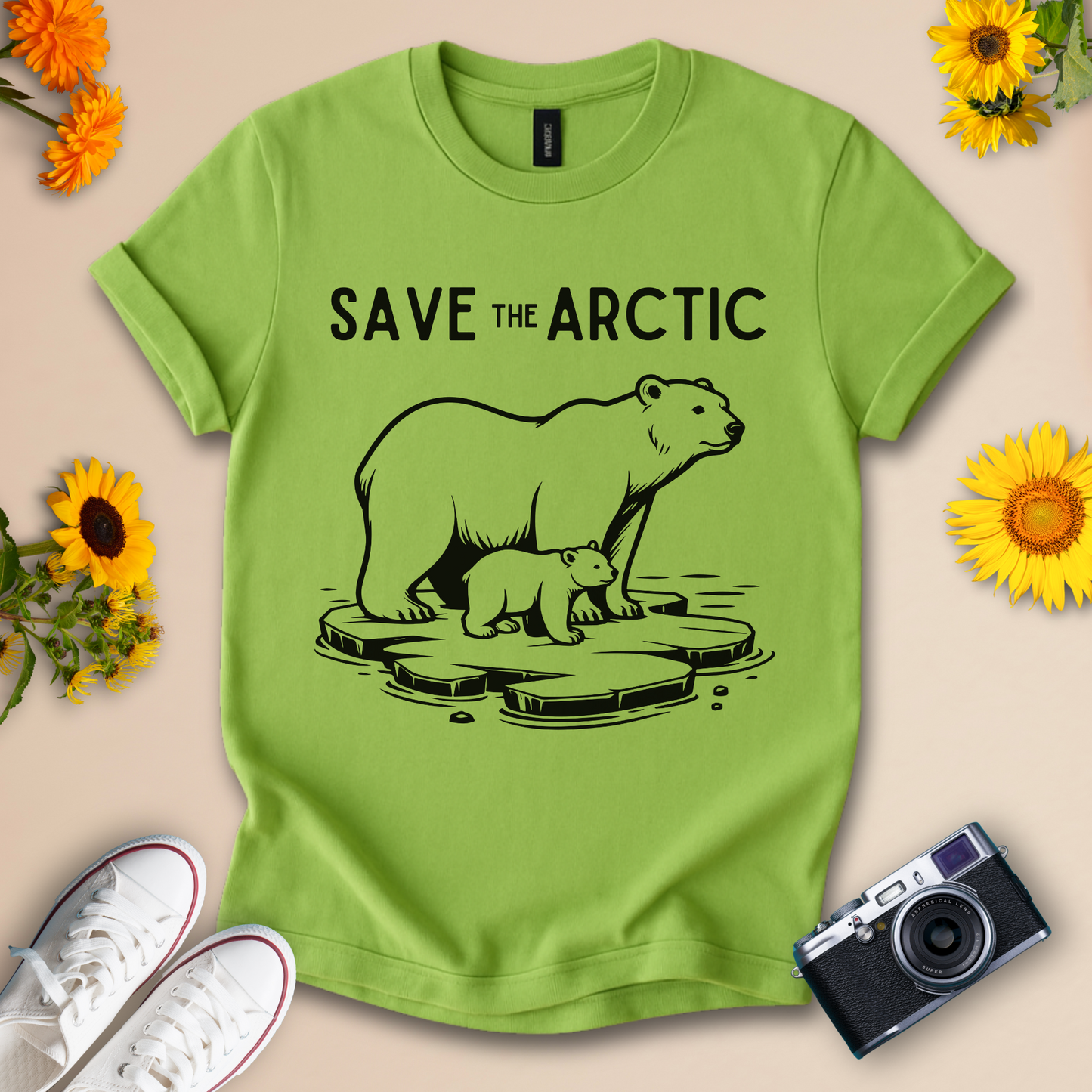 Save the Arctic Unisex Wildlife Eco Tee
