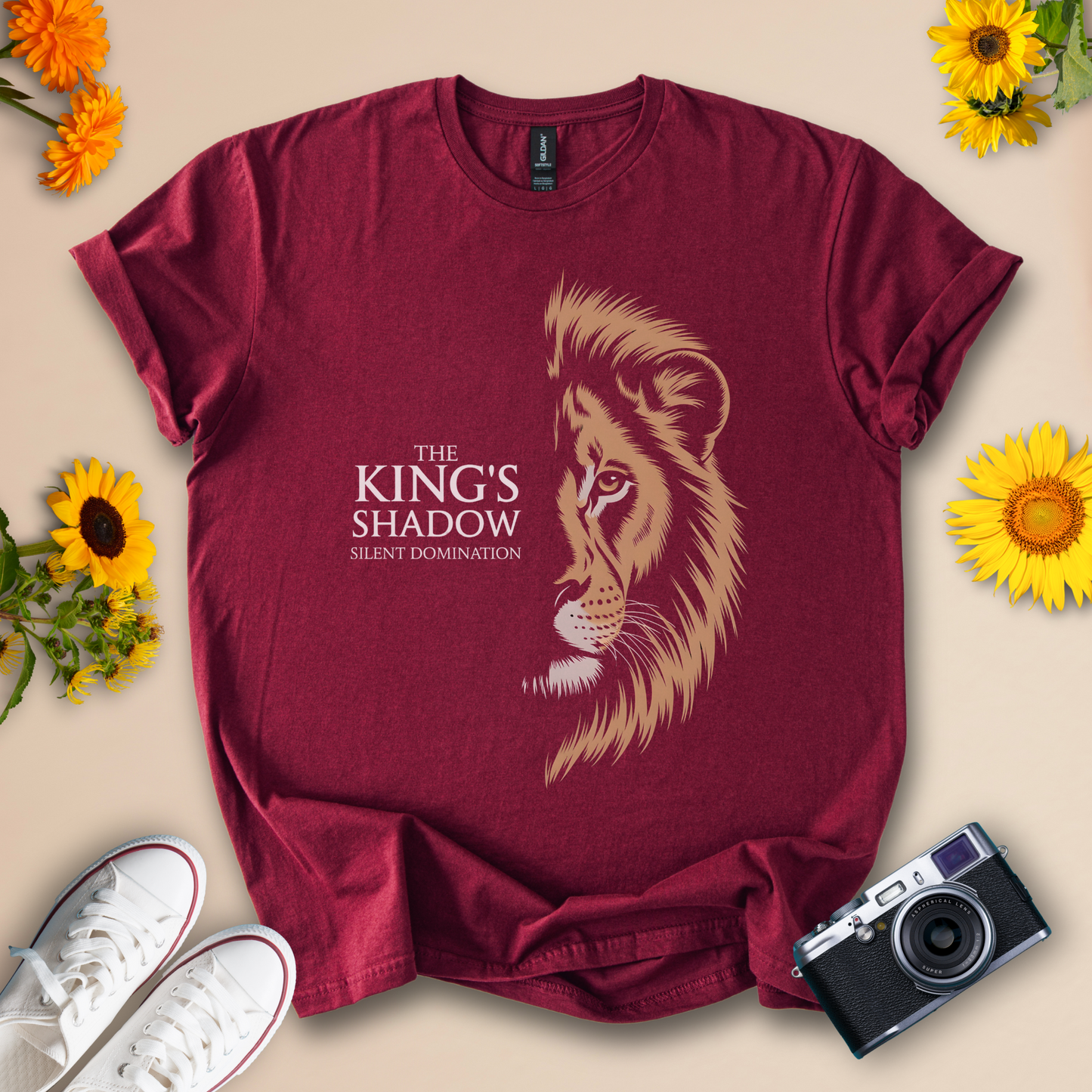 King's Shadow - Bold Lion Motivation Tee