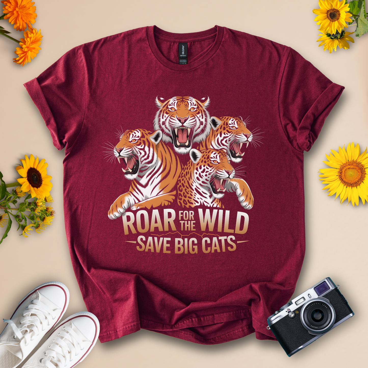 Roar for the Wild | Save Big Cats Awareness Tee
