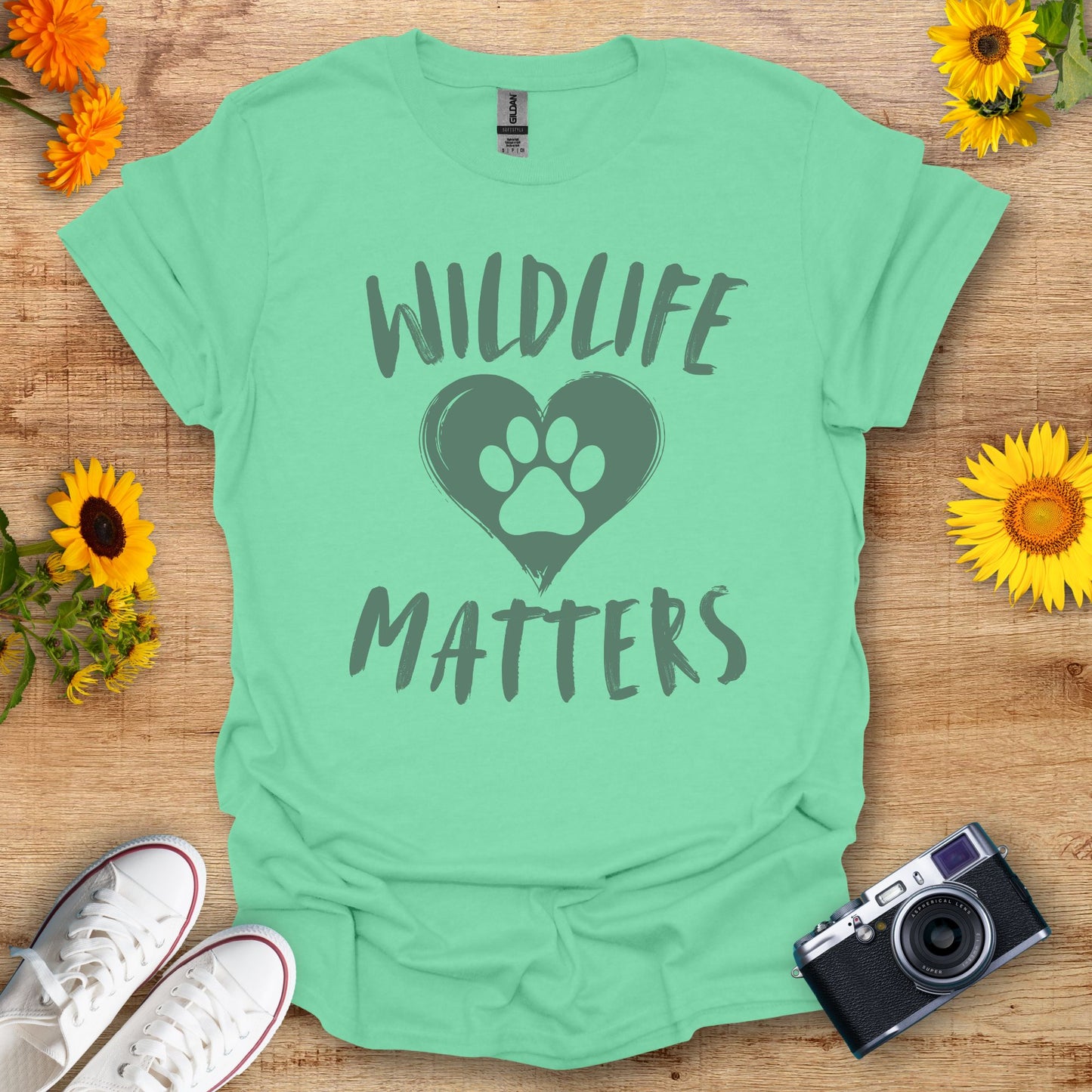 Wildlife Matters Unisex Softstyle T-Shirt - Eco-Friendly Animal Advocacy Tee