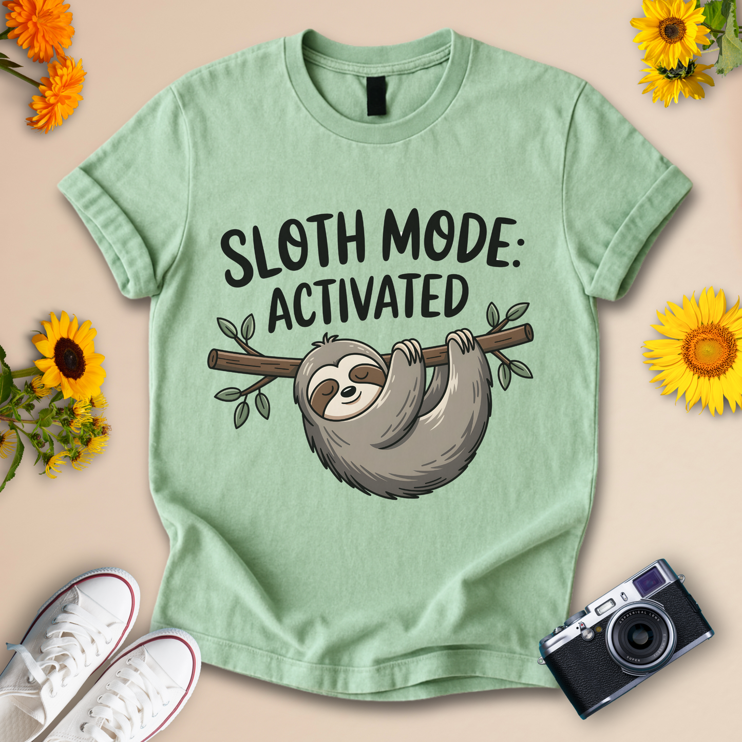 Sloth Mode Activated Relaxation Tee