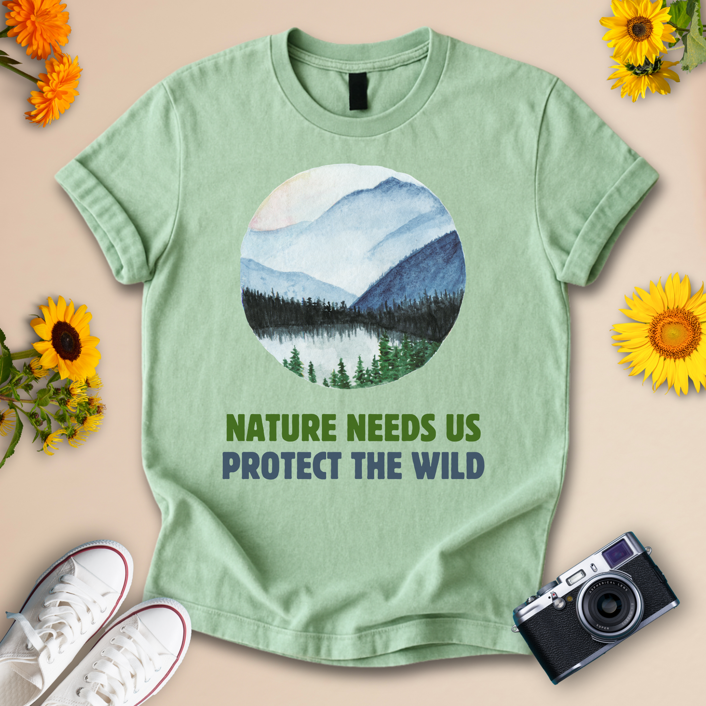 Nature Needs Us, Protect the Wild Nature Eco Tee