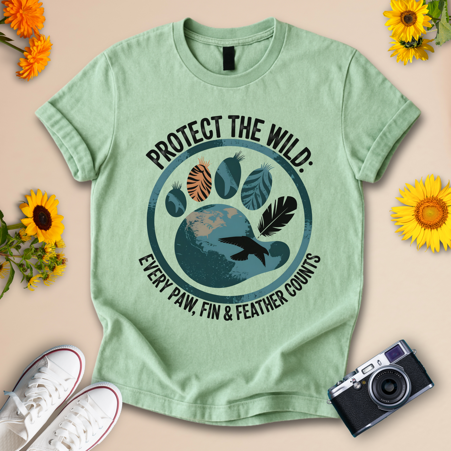 Protect the Wild Earth Conservation Tee
