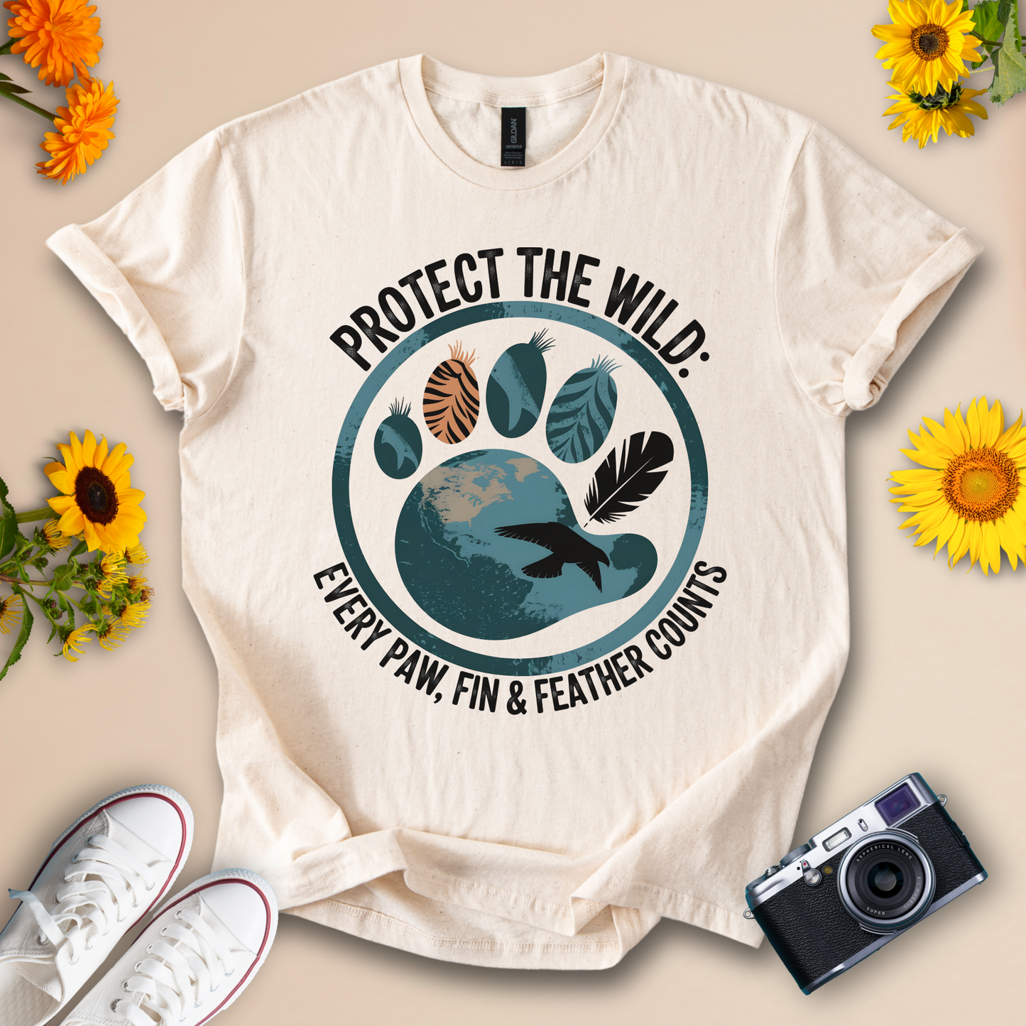 Protect the Wild Earth Conservation Tee