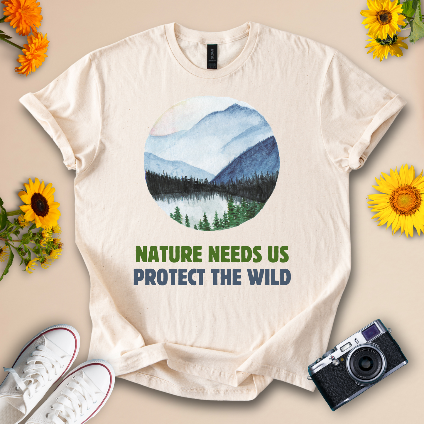 Nature Needs Us, Protect the Wild Nature Eco Tee