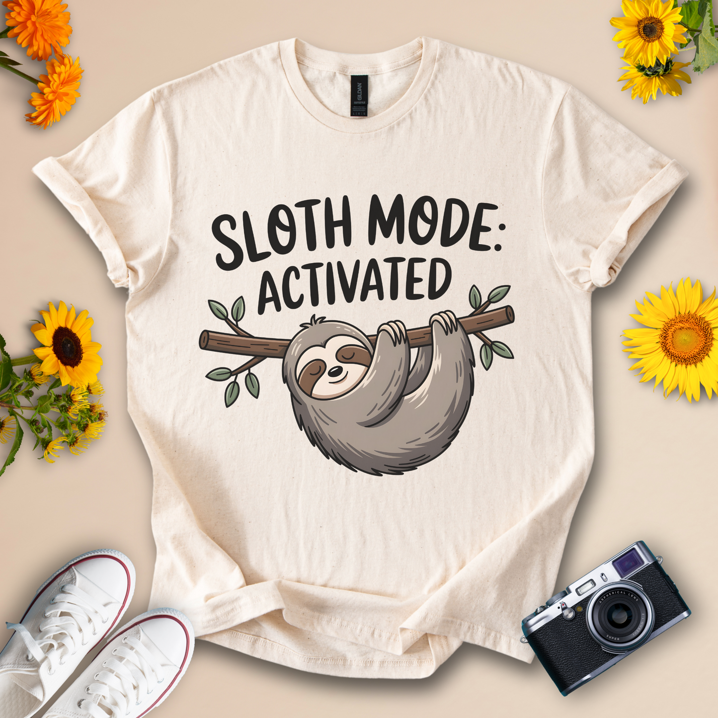 Sloth Mode Activated Relaxation Tee