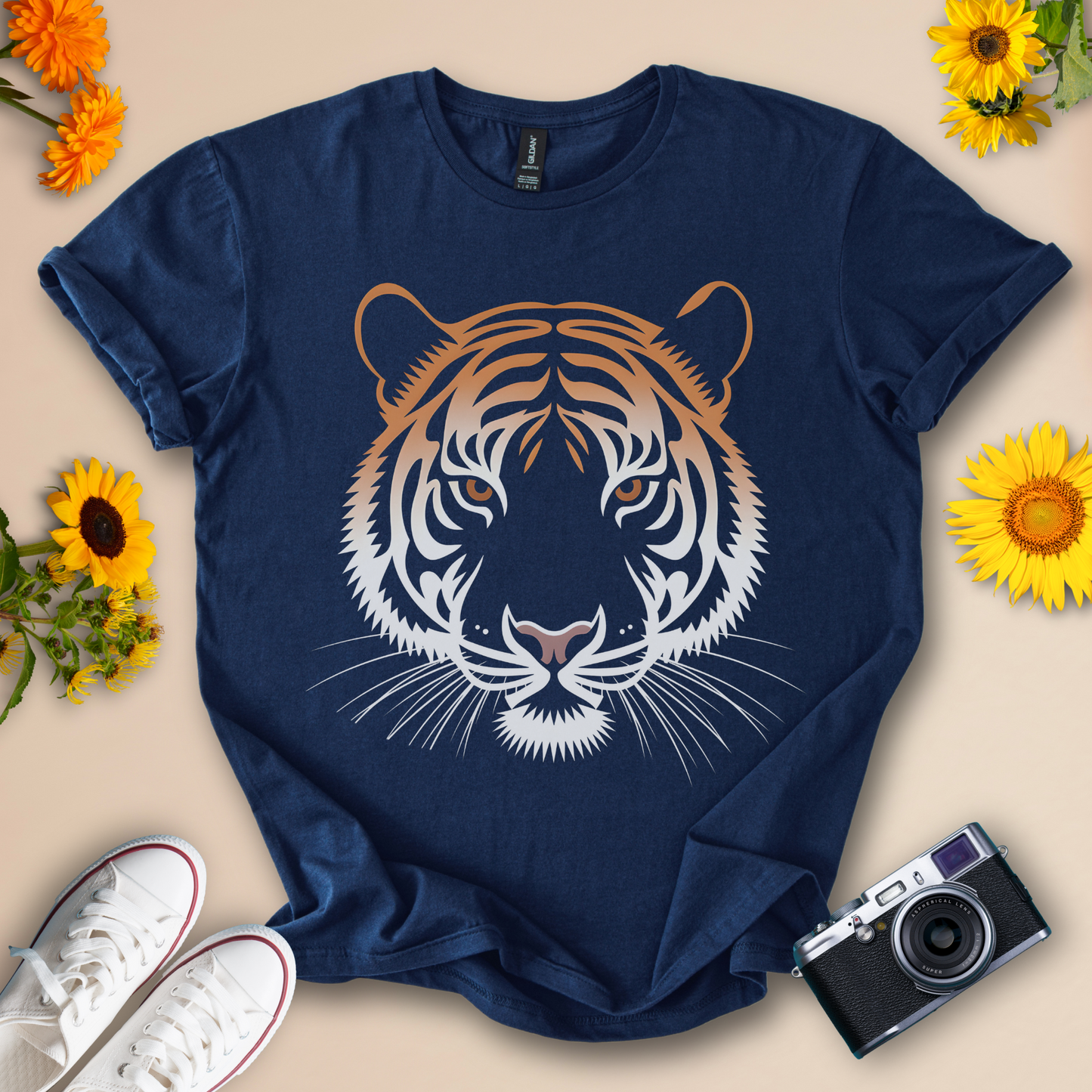 Tiger Graphic Tee - Bold Animal Print Tee for Nature Lovers