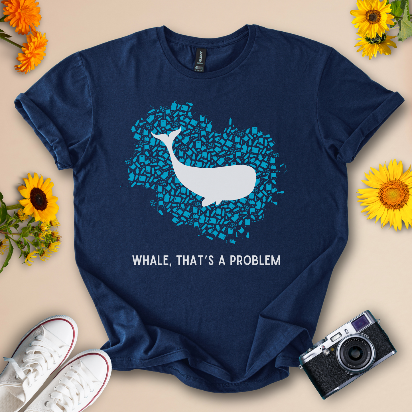 Whale, That's a Problem - Ocean Eco Tee