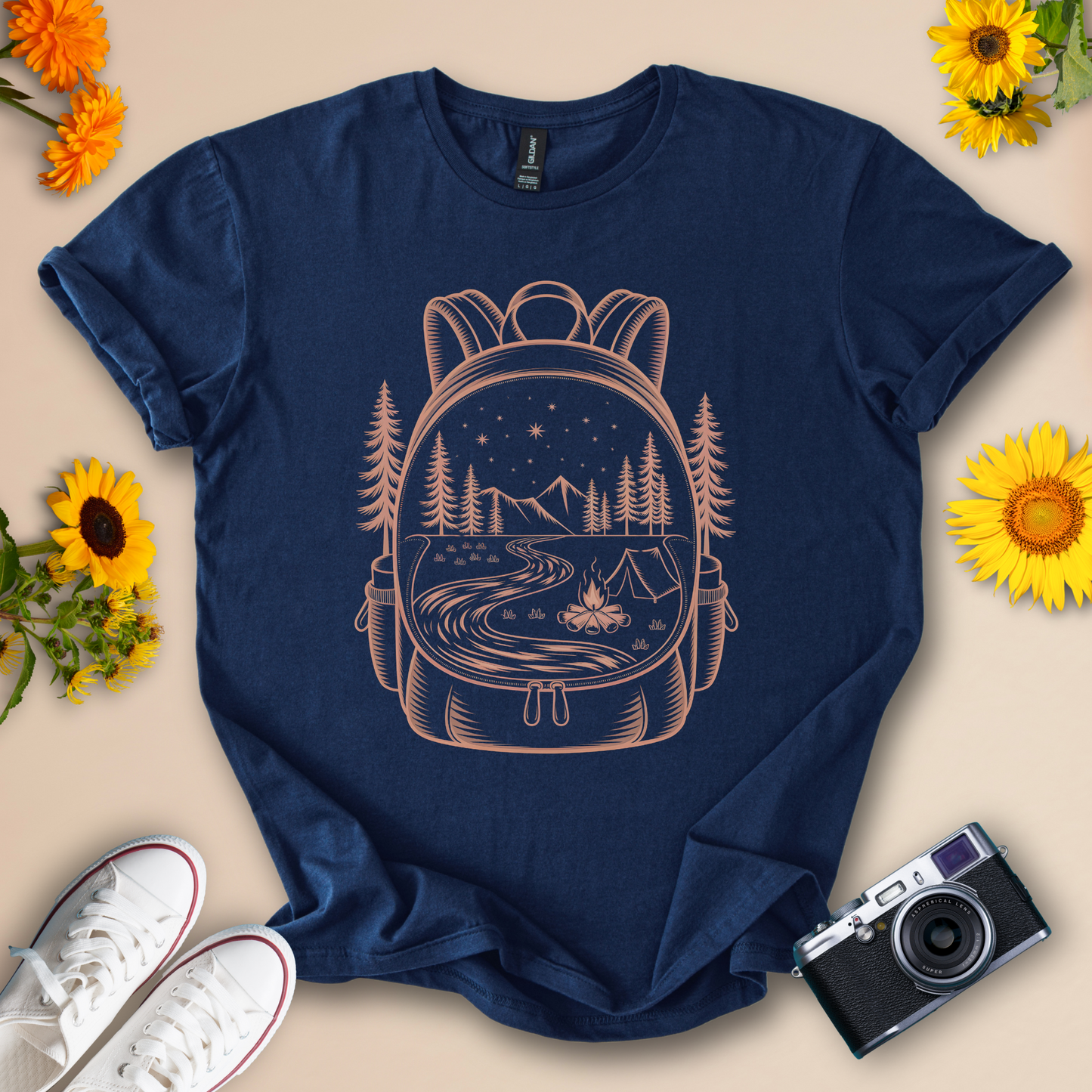 Adventure Awaits Nature Lover Camping Shirt
