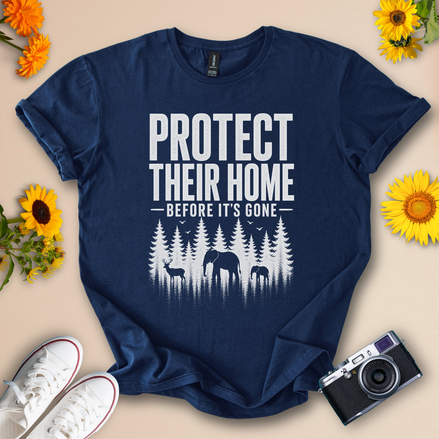 Protect Their Home 🦌 - Wildserve - Inspirational Wildlife Tees
