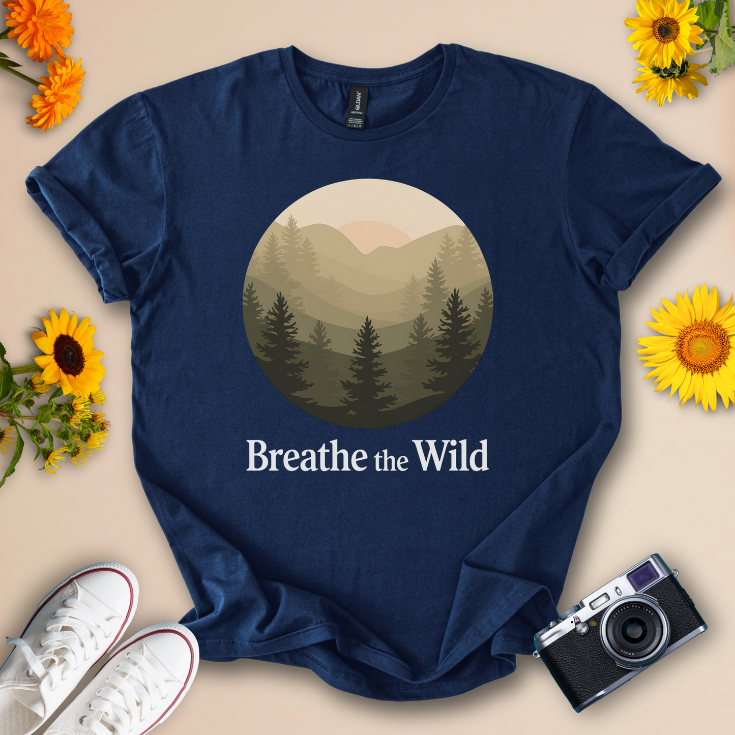 Breathe the Wild Outdoor Adventure Tee